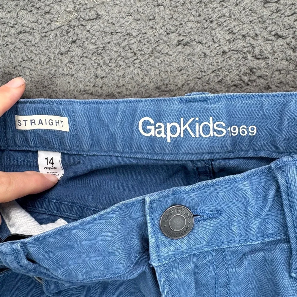 Gap Kids 1969 Straight Regular Blue‎ Denim Jeans - Size 14
